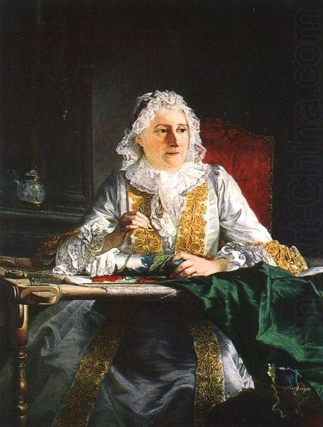 Portrait of Mme Crozat, Aved, Jacques-Andre-Joseph
